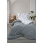 ETE HOMETEX TEK KİŞİLİK LÜX WELSOFT YORGAN SETİ YANSIMA GRİ155X215CM 8696474232010